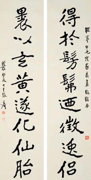 清代文人高清对联书法欣赏,明清时期书法家手写对联欣赏