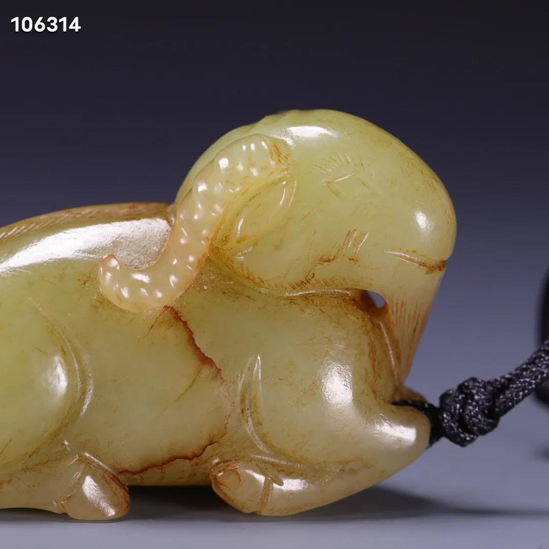 和田玉黄沁的密度2.8,和田玉大羊背小羊