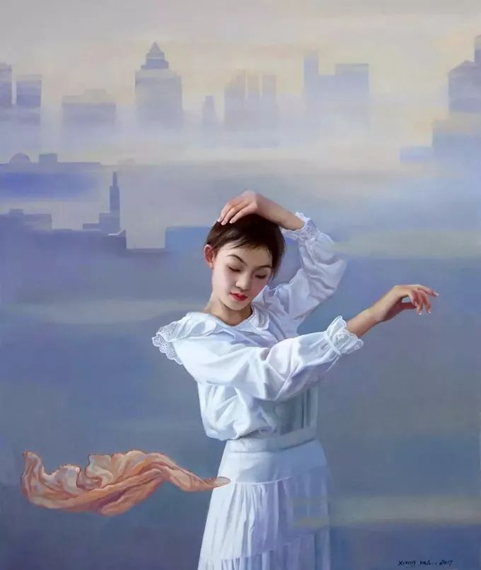 一个喜欢用上帝视角绘画女性人体美的画家，《心中的美好》舒展美