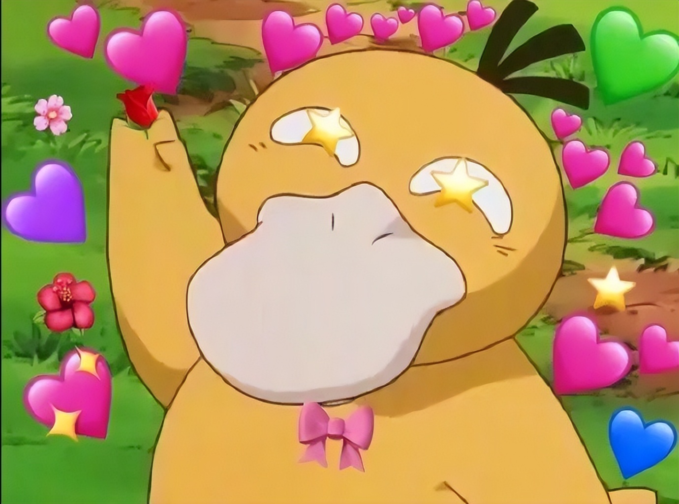 爱心中枪表情包,爱心表情包教程