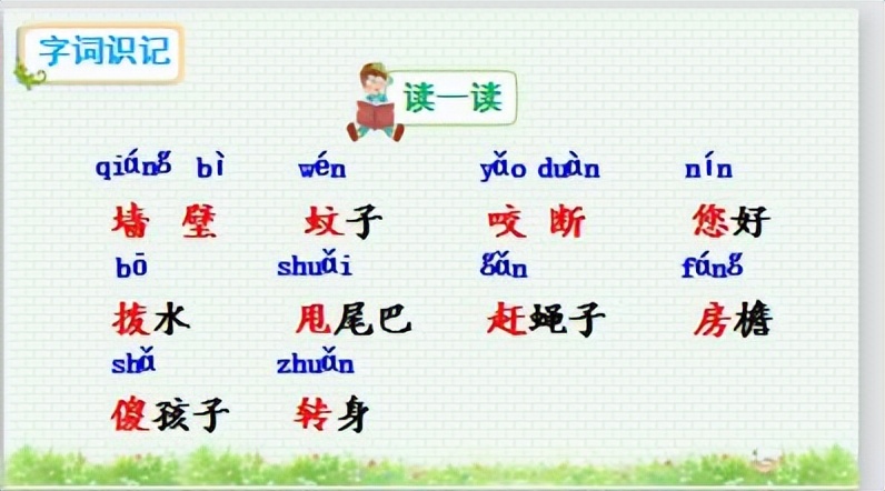 一年级下册语文壁虎借尾巴课件,小壁虎借尾巴一年级下册