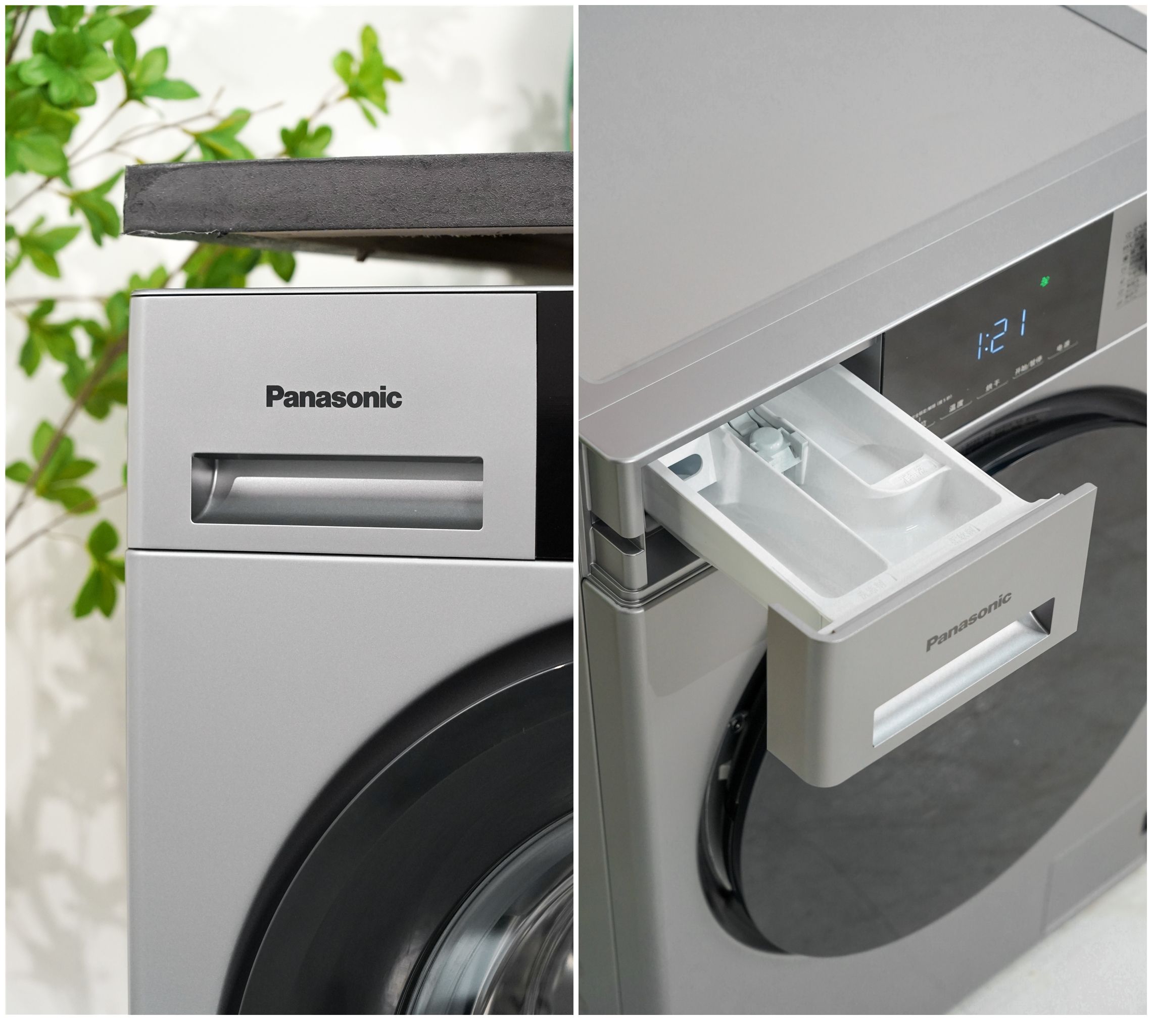 健康洗衣机洗干净衣服,松下全自动滚筒洗衣机xqg100-3n1s