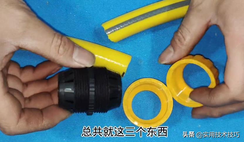 同样粗的水管怎么对接,两根软水管接头对接方法