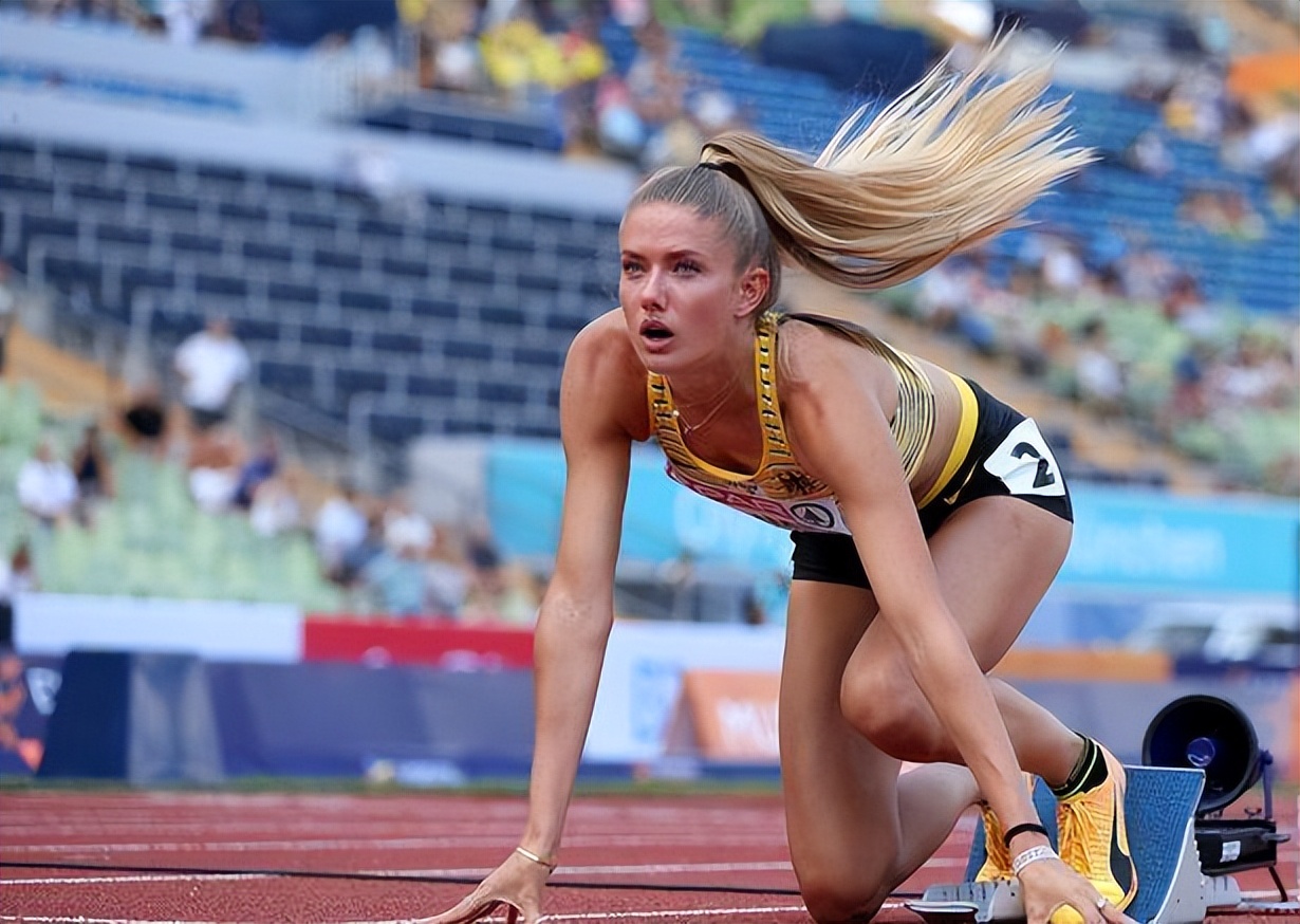 德国女运动员爆红！外形不输超模，比赛跑倒数第一，归咎她换衣服
