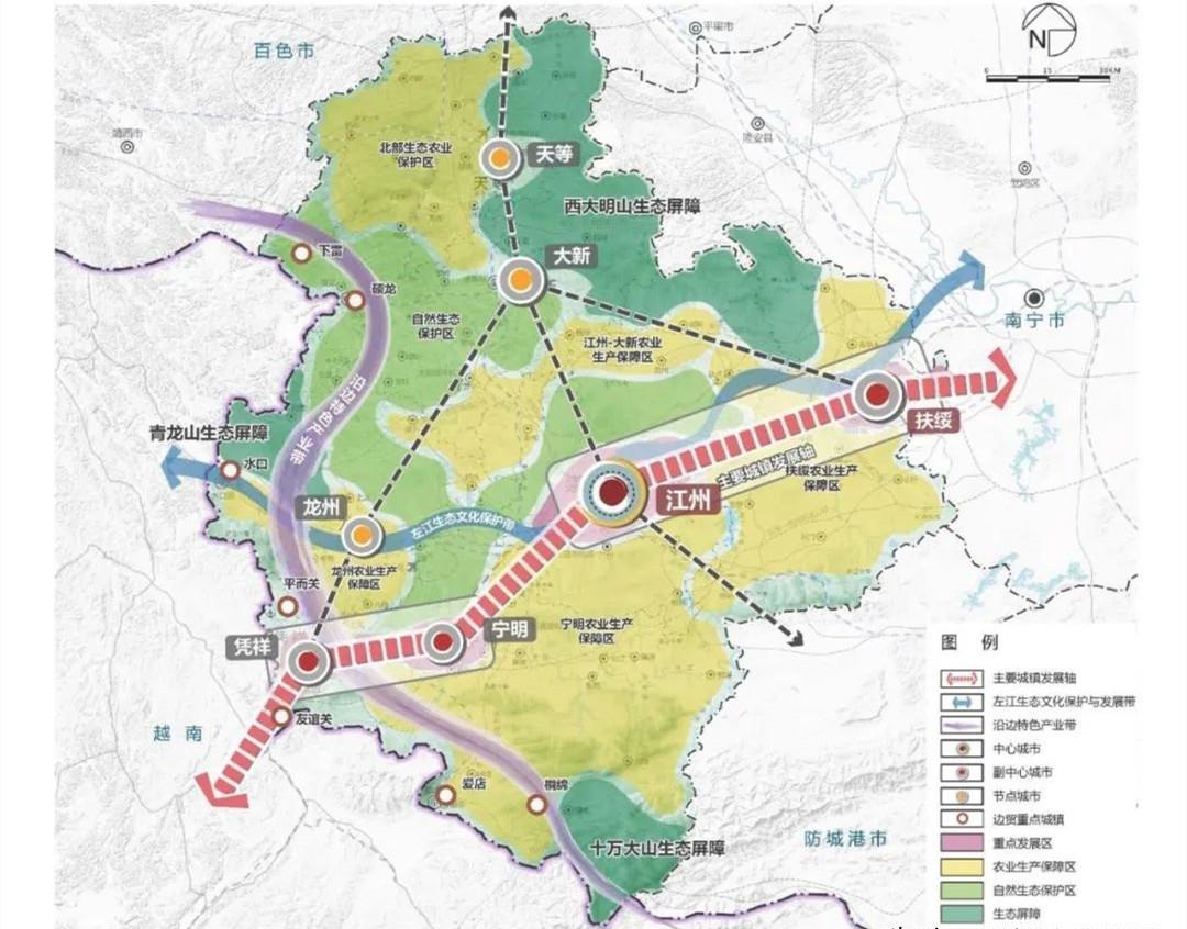 广西南宁离崇左有多远,崇左南宁距离