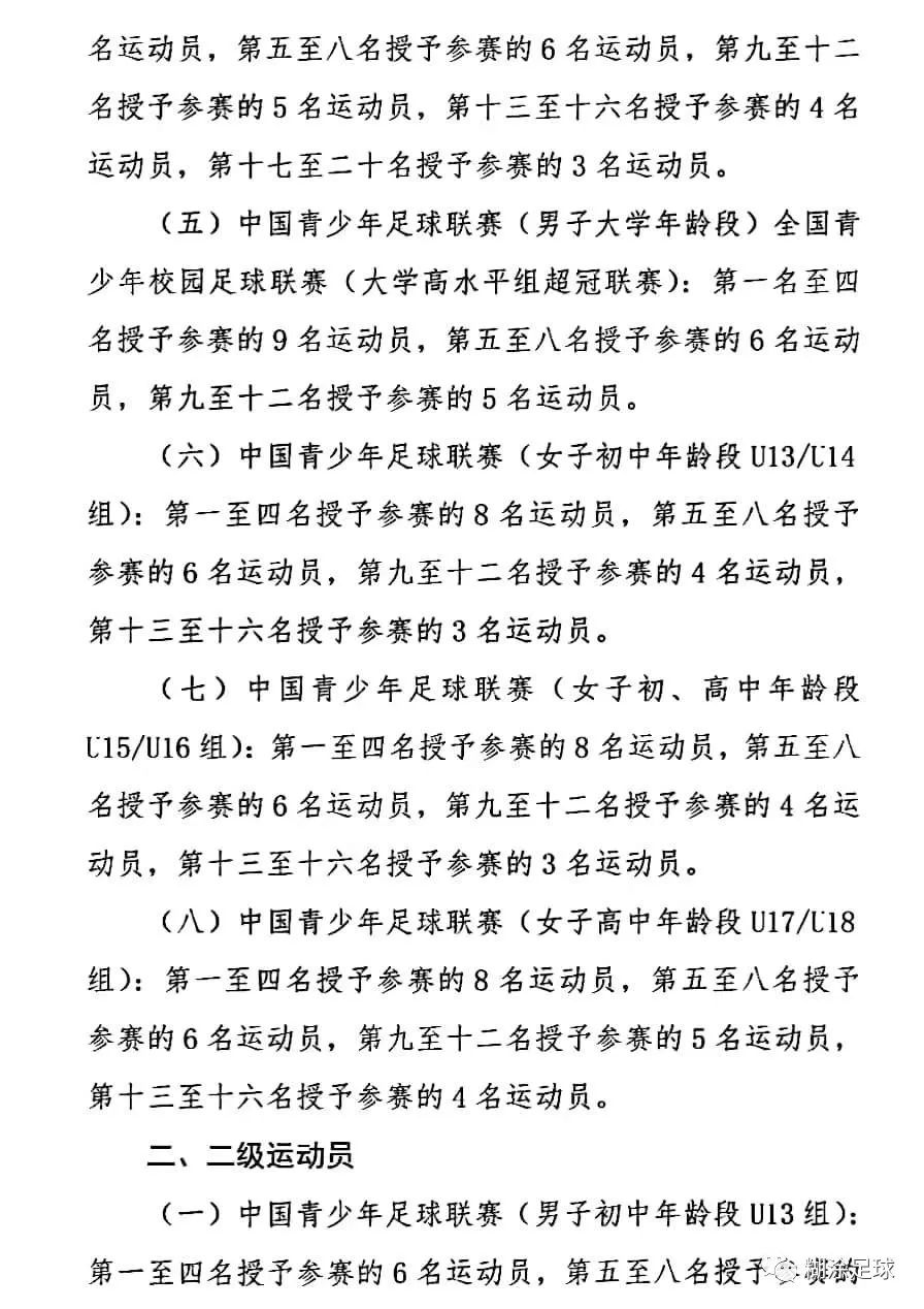 全国青少年足球联赛全国总决赛,中国青少年足球等级考试