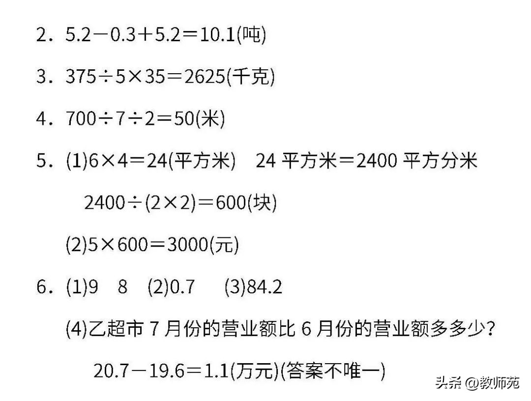 小学数学二年级下册期末测试题,小学数学六年级下册期末复习