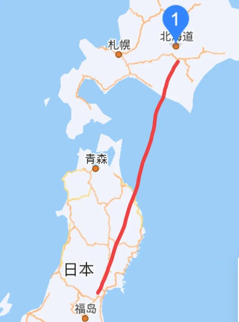 日本福岛海产进口大连吗,福岛核电站距离北海道有多远
