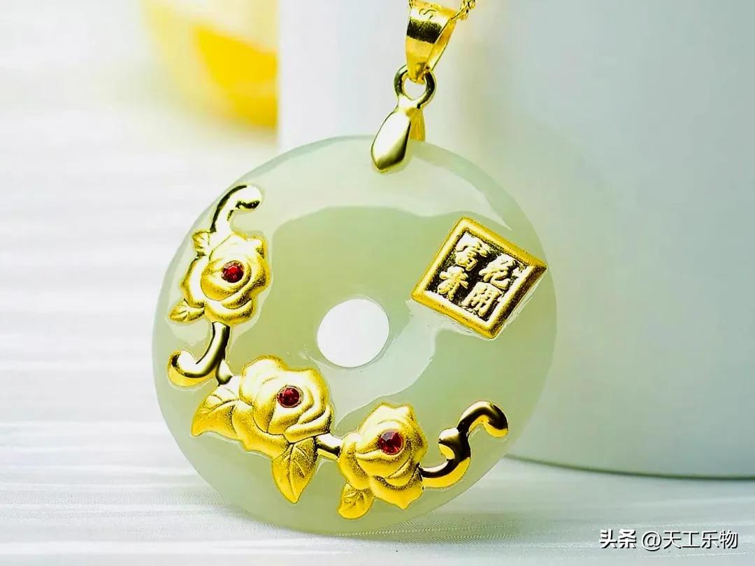 一块金镶玉大概含多少金,和田玉金镶玉一般都是韩料吗