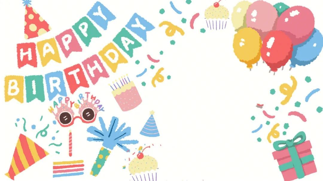 超好看的生日背景图合集,周岁生日电视投影背景图