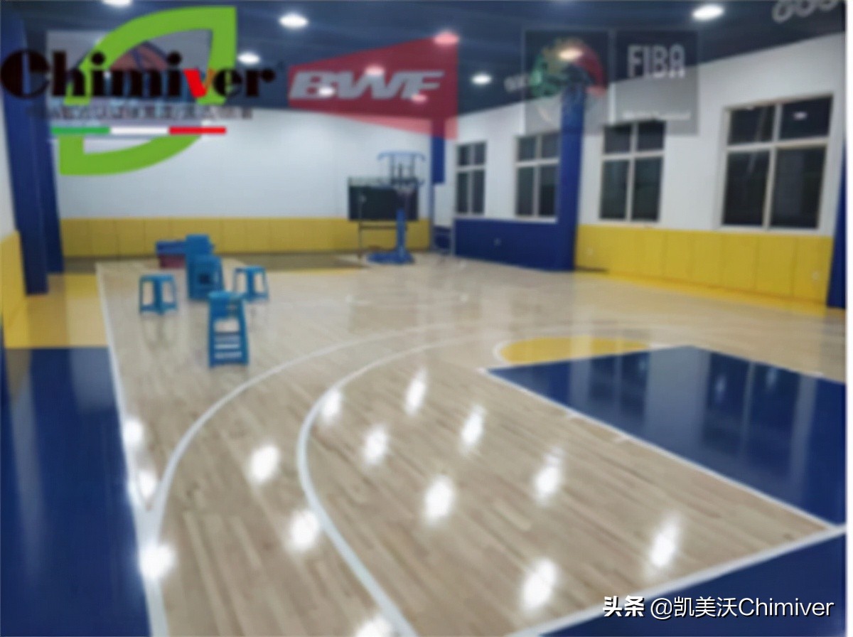 篮球馆地板彩漆效果图,篮球馆木地板的油漆