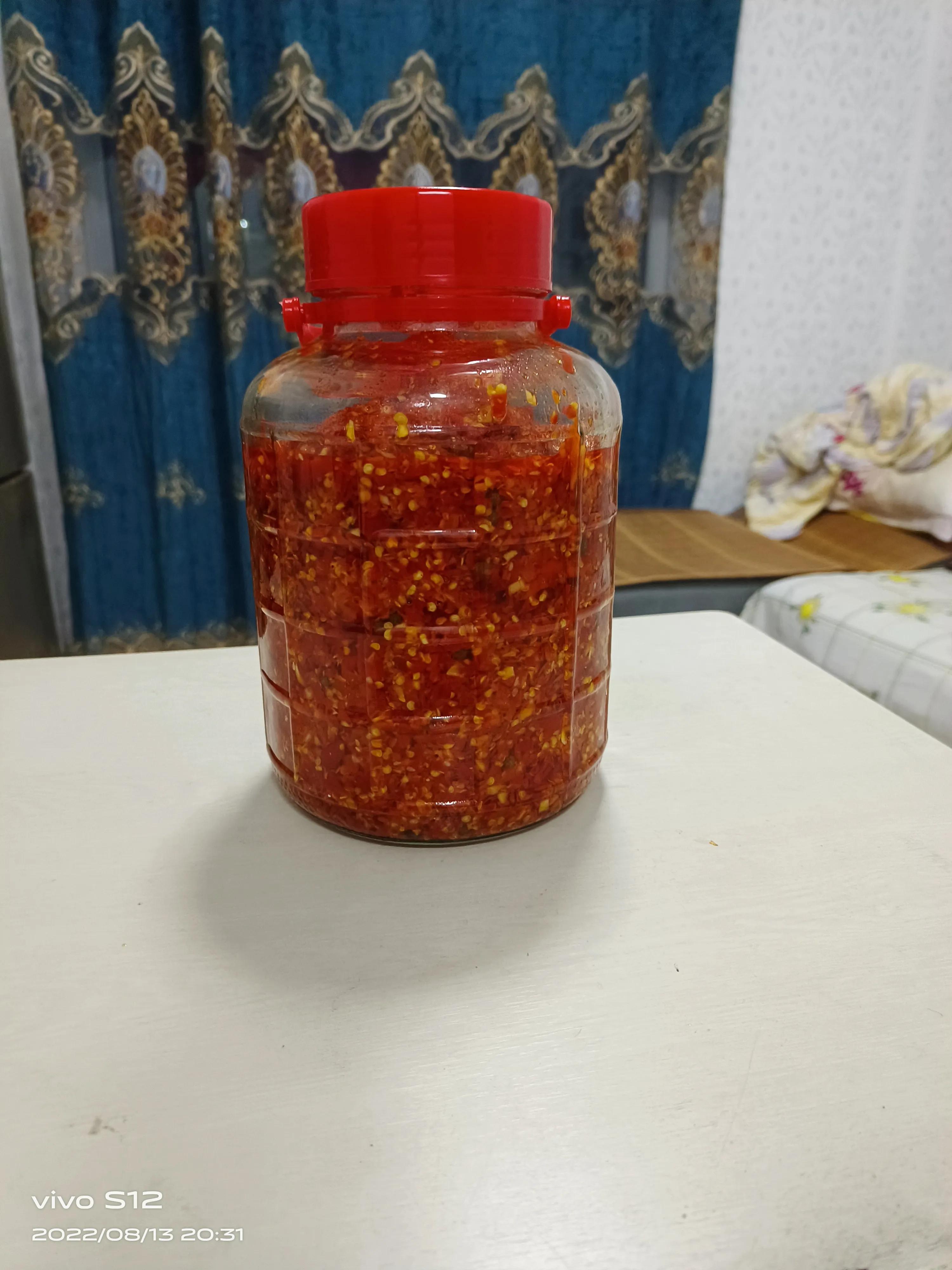 儿时记忆蓝瓶辣椒酱,儿时味道鱼块辣椒酱