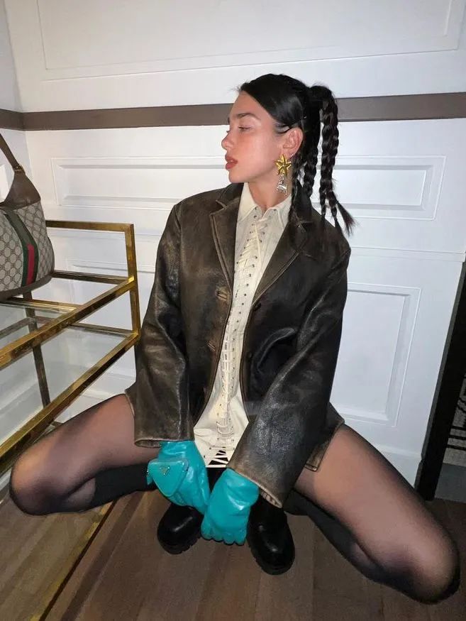 狂飙同款夹克真皮,狂飙衣服同款女套装