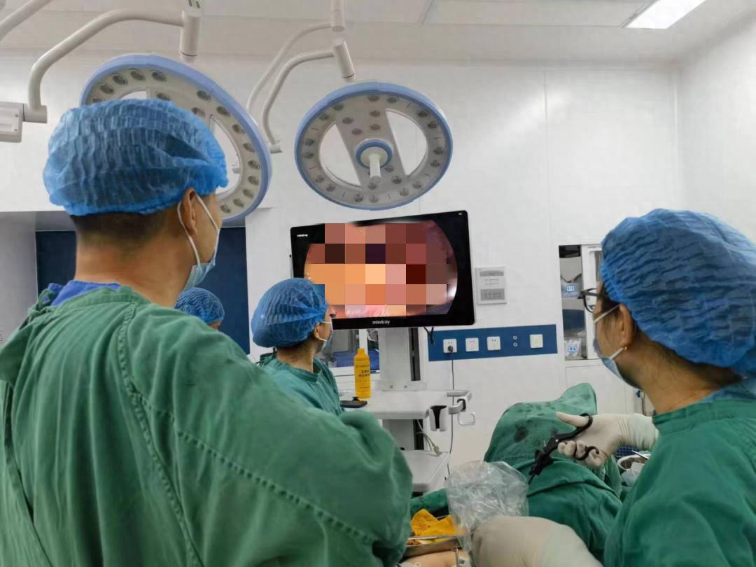 首例腹腔镜下骶前固定术,妇科微创手术成功