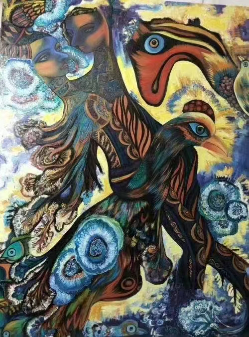 中美艺术作品展,中美书画艺术交流展