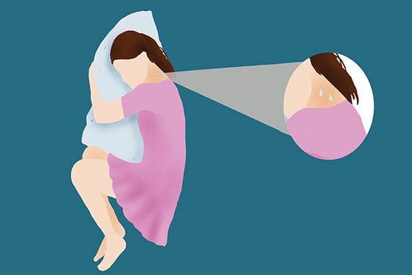 晚上睡觉绒的床单老是出汗,床单上出汗怎么回事