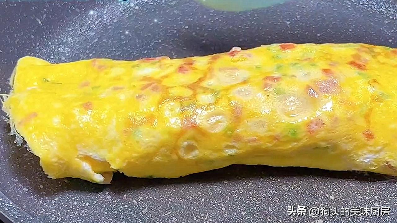 鸡蛋蛋卷的做法平底锅,鸡蛋蛋卷正宗做法