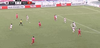 3比0韩国队三个进球,3比0胜韩国队