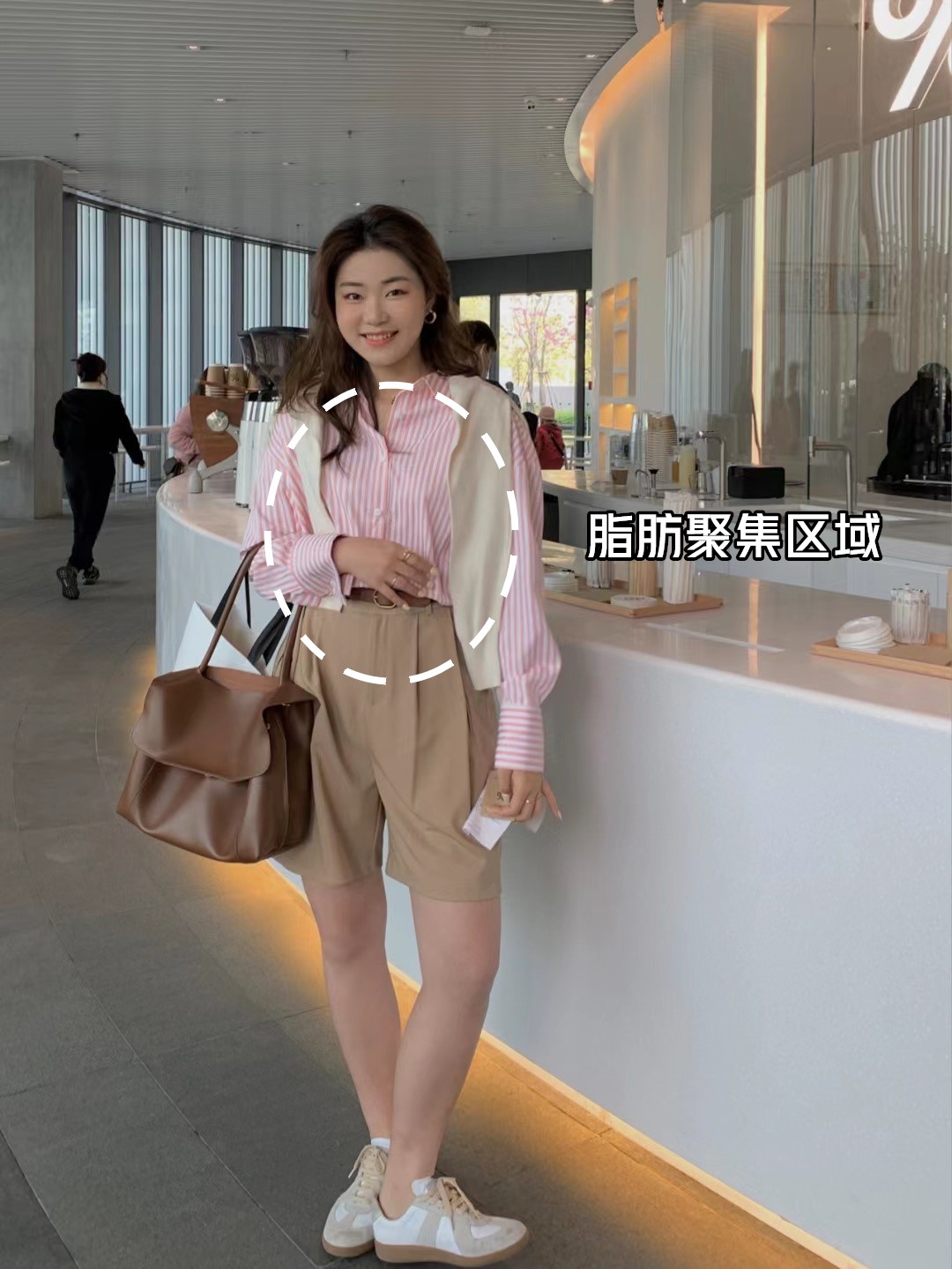 这个130斤的微胖女生也太会穿了吧!显瘦时髦,说只有100斤我也信