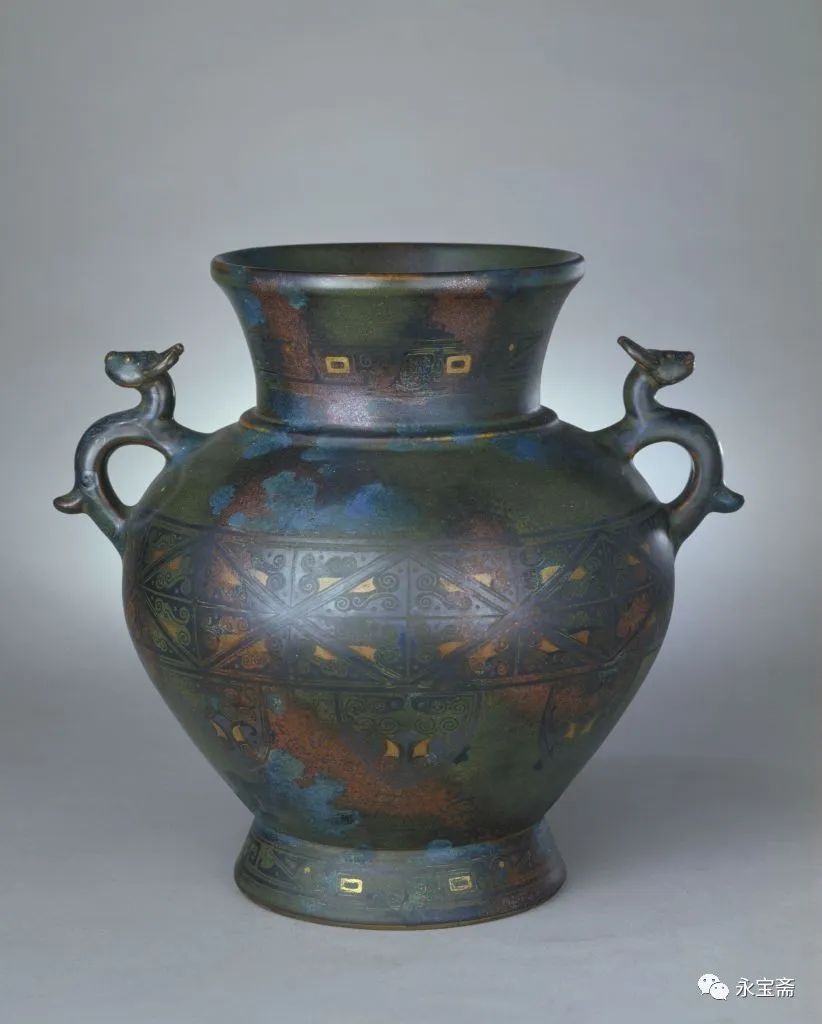 福寿双耳三足炉扬州鉴定,清乾隆铜胎掐丝珐琅龙耳三足炉