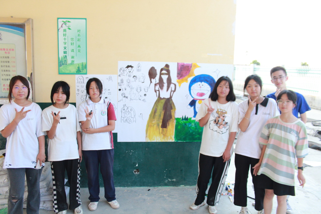 八一南昌起义墙绘,鸭子创意墙绘