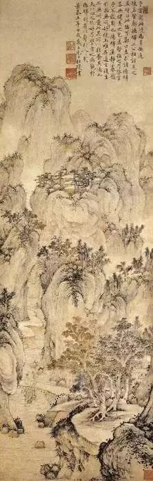 明清高清山水作品欣赏,明代山水名画图片欣赏