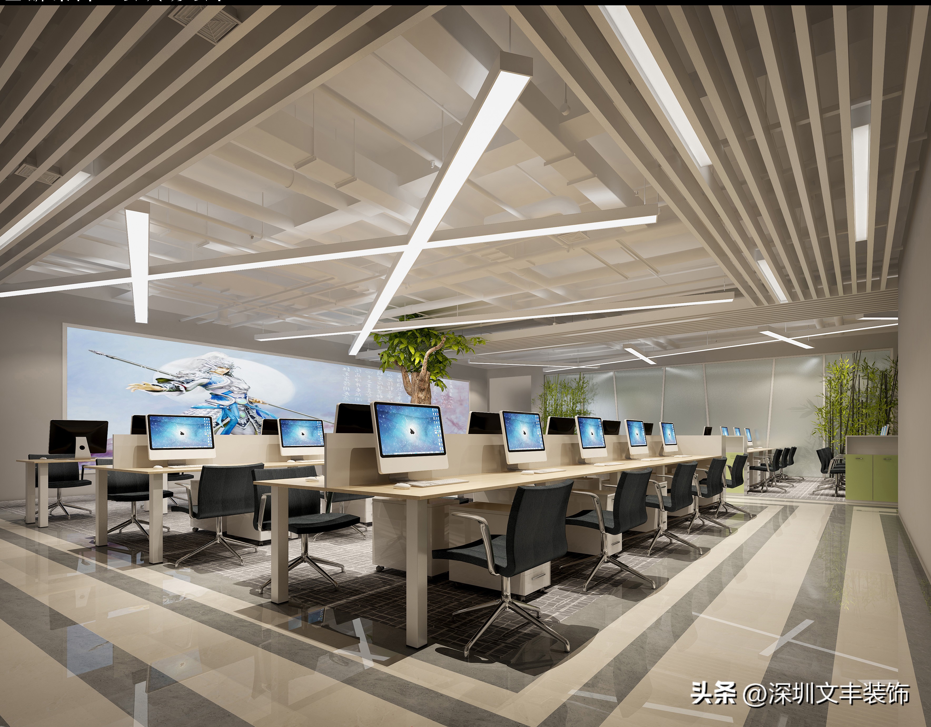 老板办公室装修效果图原木风格,专业正规办公室装修设计风格