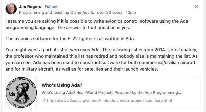 Rust拯救老程序员：写了几十年飞机程序，现在终于可以改用Rust了