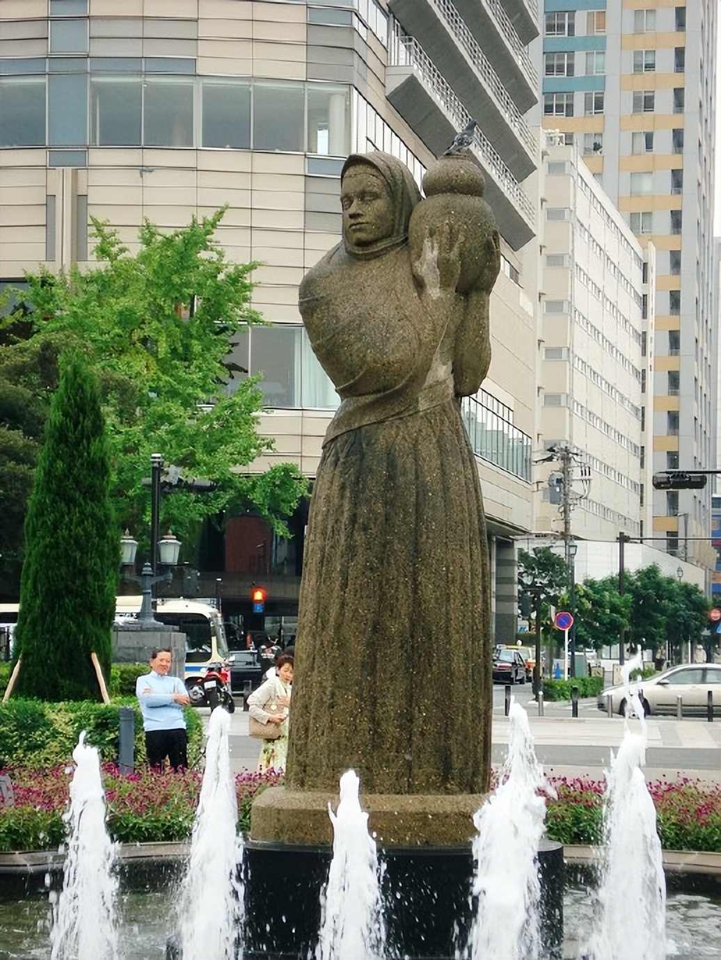 日本唐人街游玩,日本横滨山下公园风景
