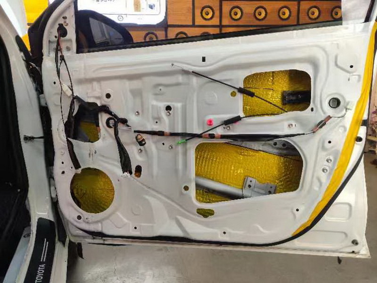 守卫安静河北悦林声丰田卡罗拉汽车隔音改装大白鲨