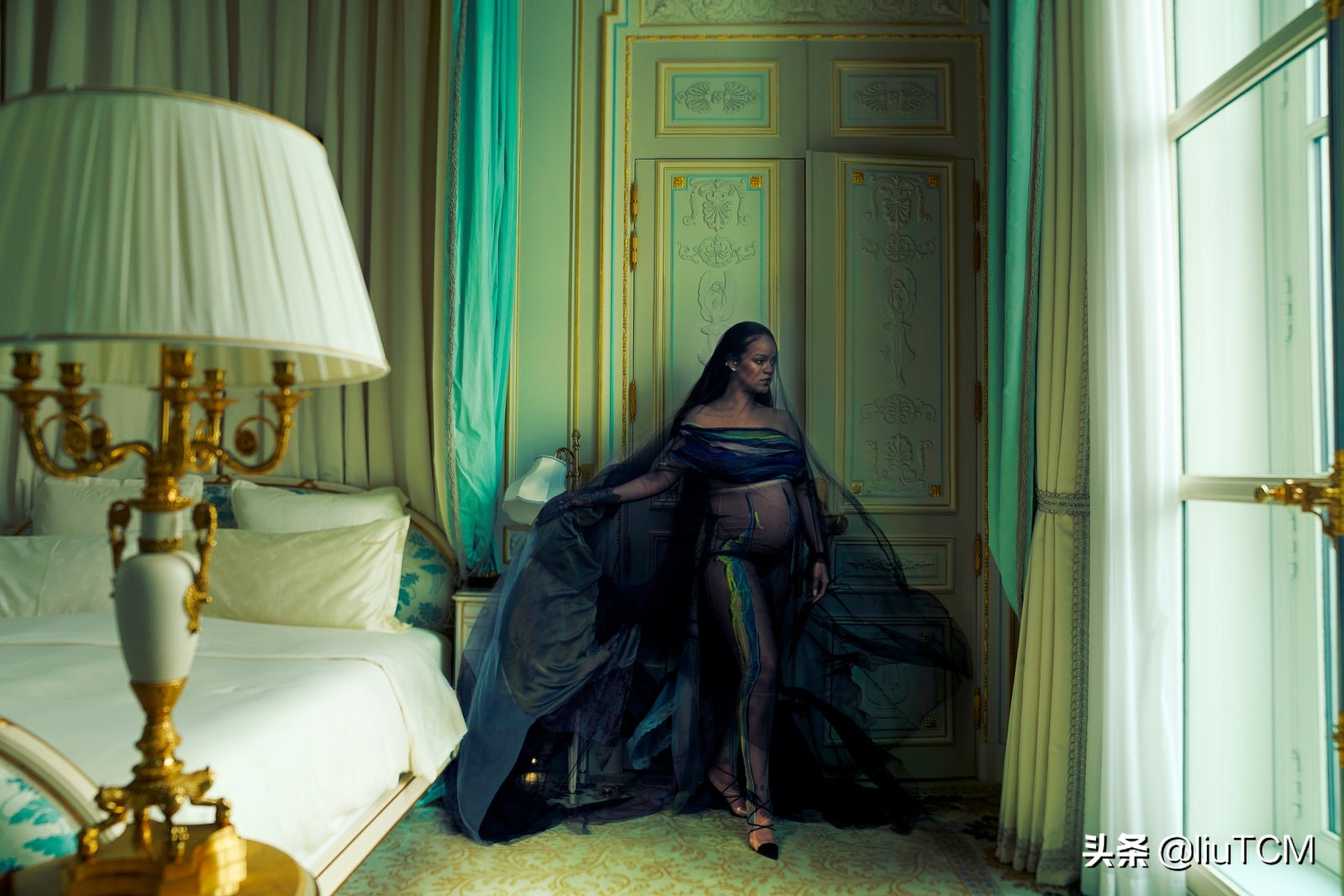 蕾哈娜怀孕时的mv,蕾哈娜怀孕写真vogue