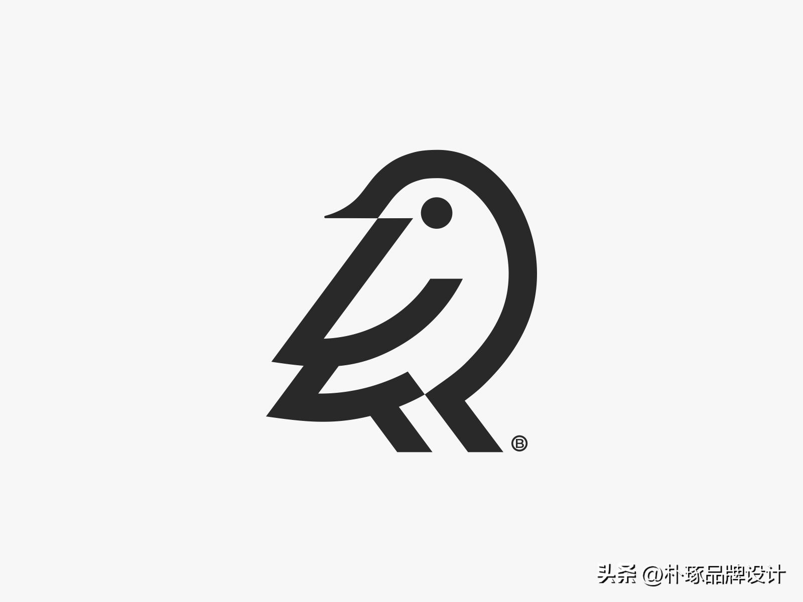 金鼠logo设计创意,麻雀图案logo设计理念