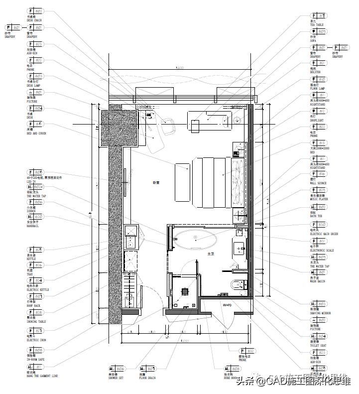 酒店客房设计效果图大全,全季酒店4.0客房设计