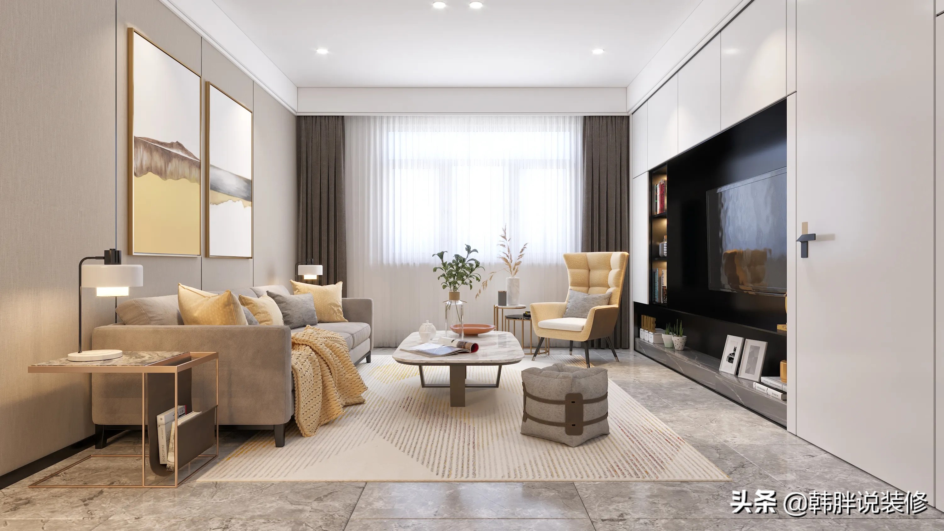 客厅装修大气又省钱又实用,新房装修客厅有哪些一定要装的