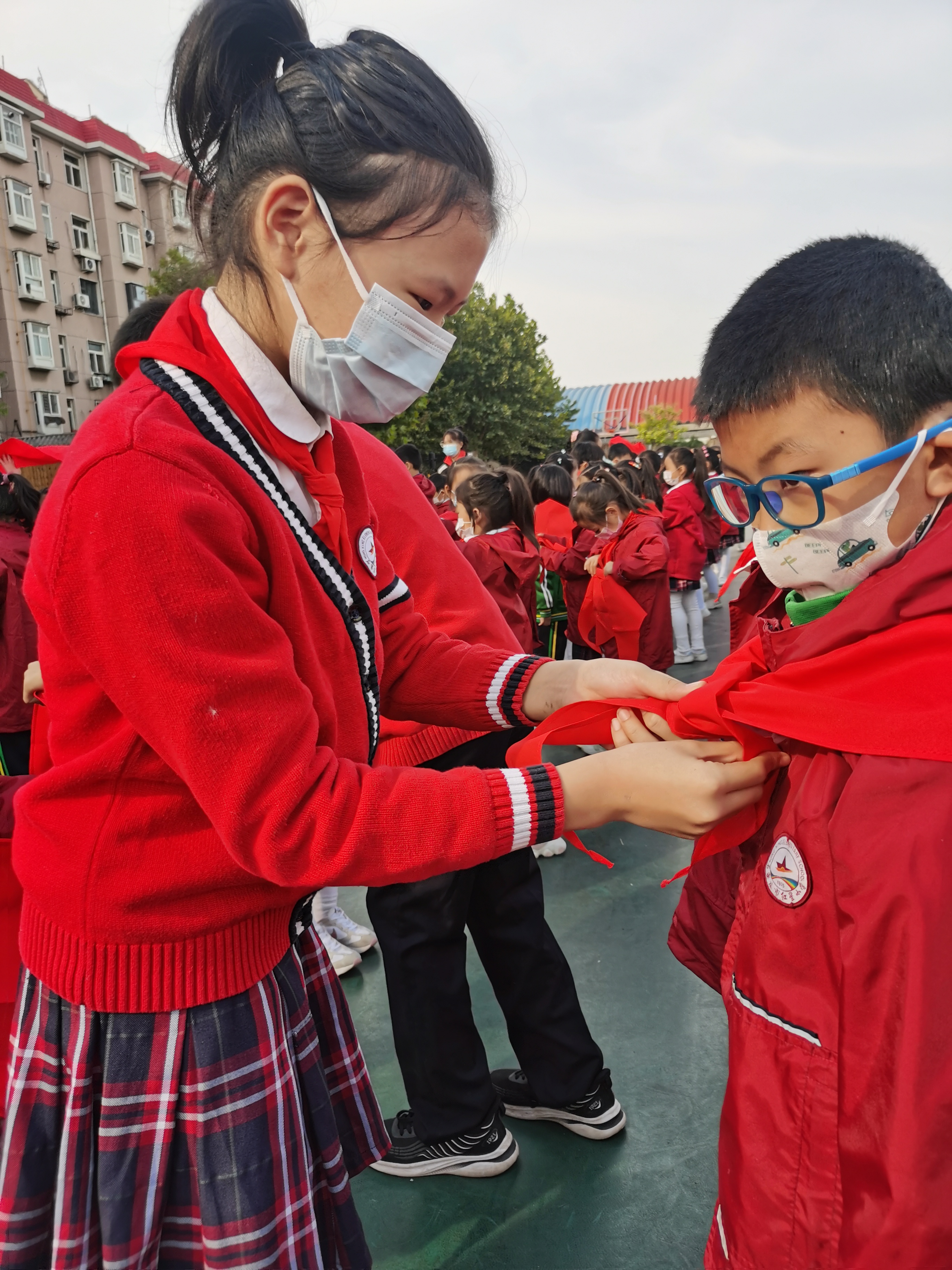 “童心向*党**强国有我”--石家庄市红星小学“献礼二十大”入队仪式