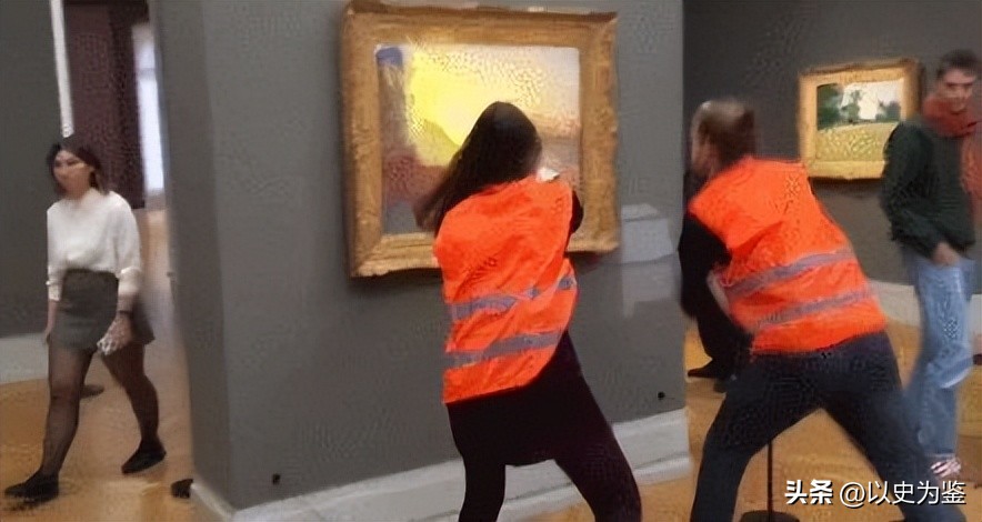 梵高毕加索莫奈最后谁疯了,莫奈画作被泼土豆泥