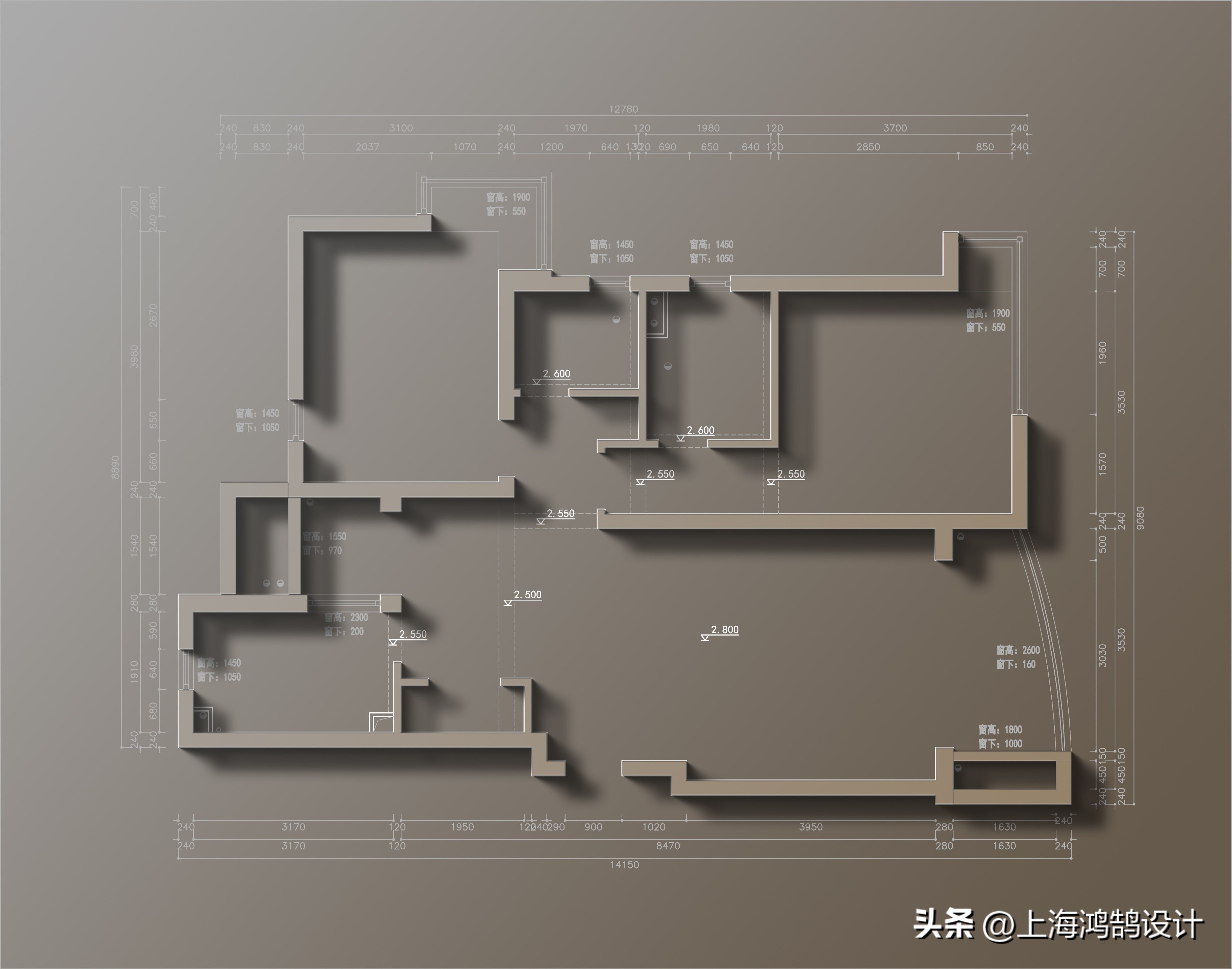 110平现代简约风格黑白灰,100平禁欲风格装修