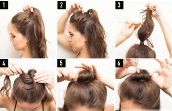 夏天儿童丸子头最简单扎法,夏天丸子头扎法短发有刘海