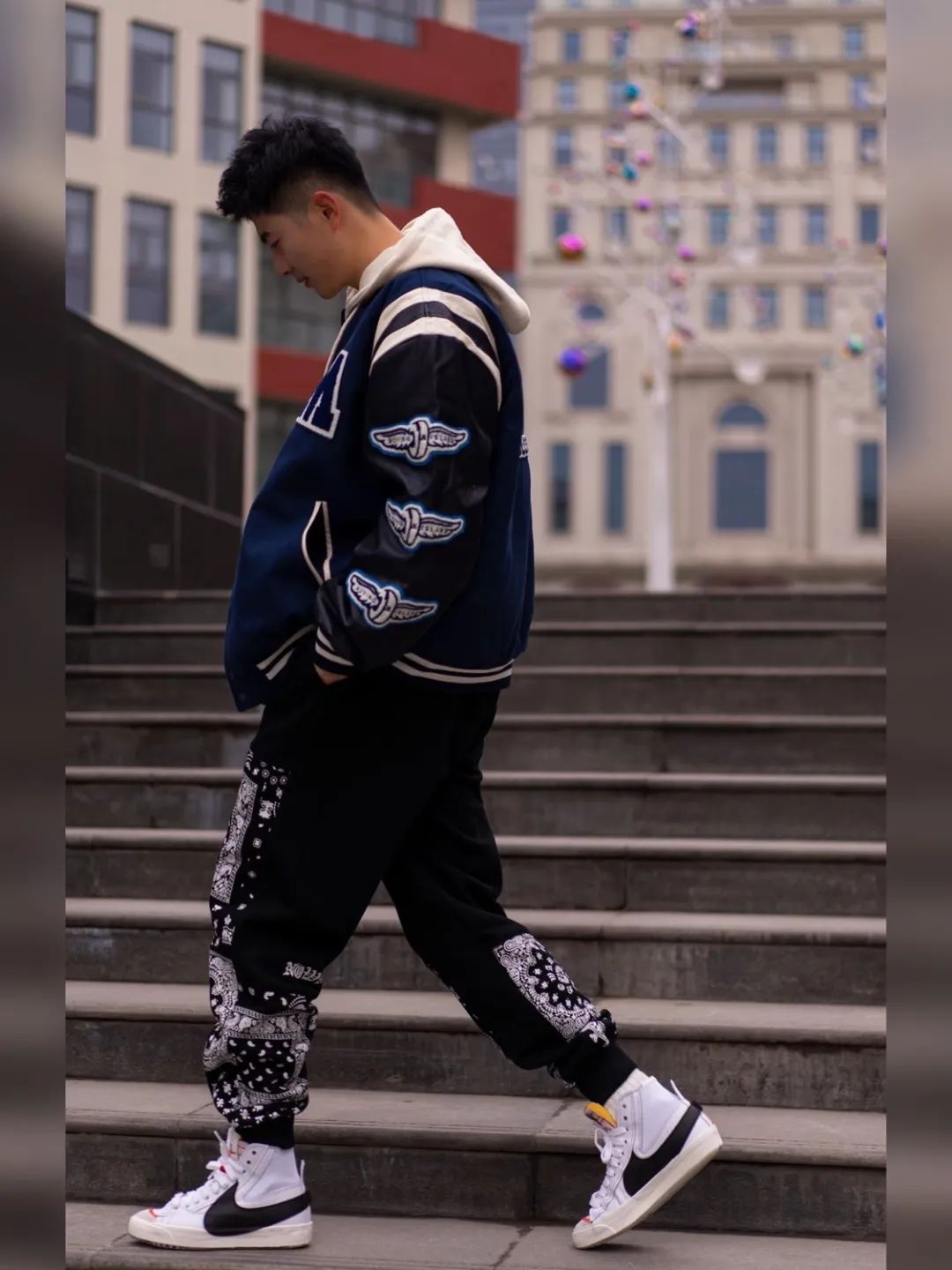 nike开拓者blazer红,nike开拓者blazer橙色大logo