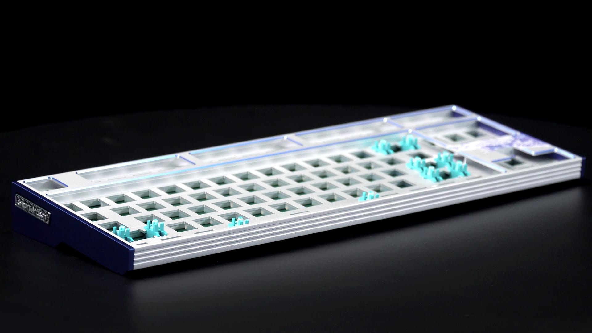 国潮遇上科技，DIY键盘乐趣满满，睿匠青花瓷机械键盘开箱