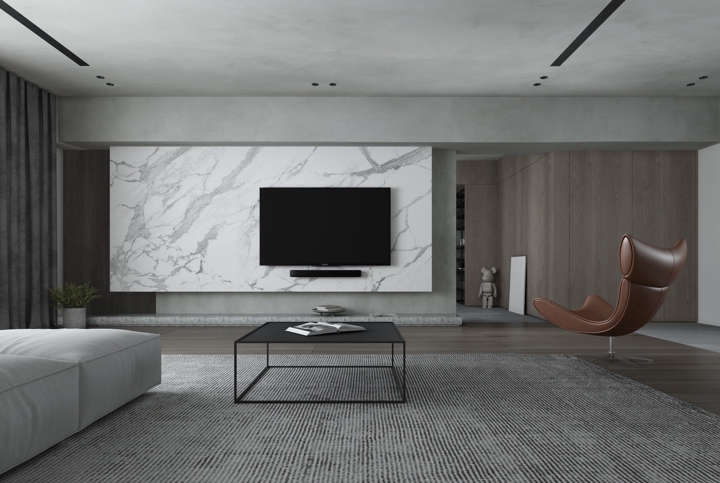 禅意侘寂风豪宅,侘寂挑空别墅