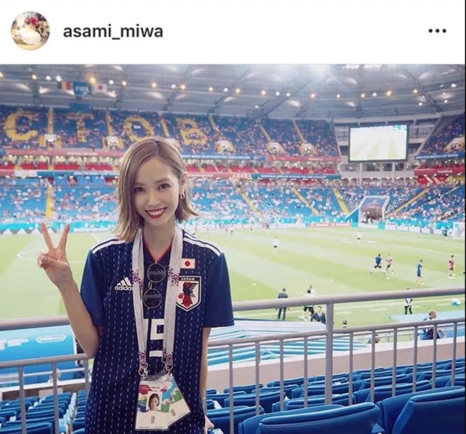 世界杯日本太太团惊艳全场,日本国家队铃木爱理