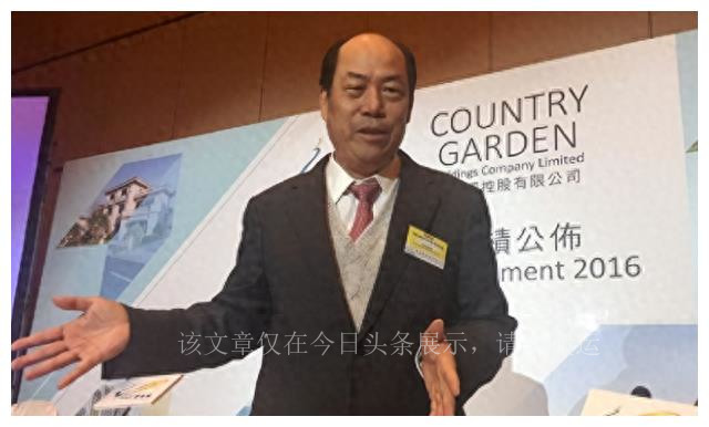 碧桂园和恒大最新消息,碧桂园与许家印