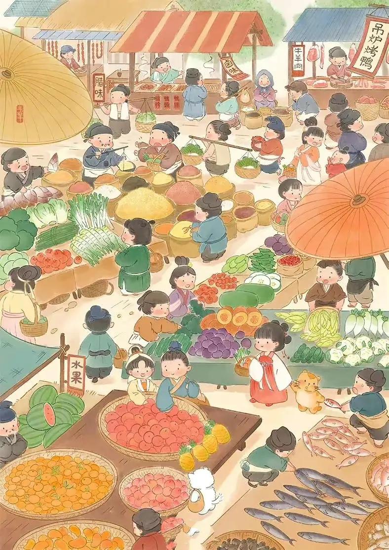 网友画的教材封面,网友画的小学教材插画对比图