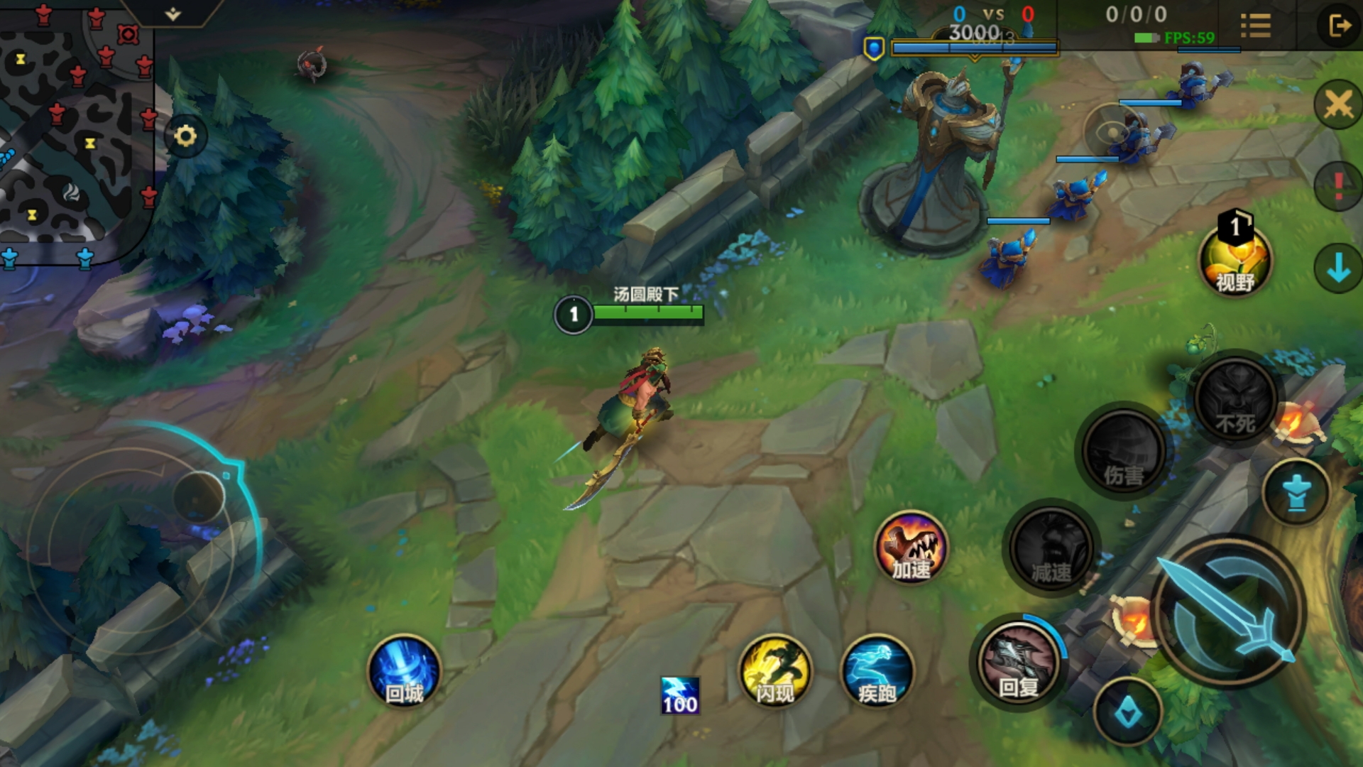 lol手游蛮王皮肤关羽,lol手游蛮王关羽姿态