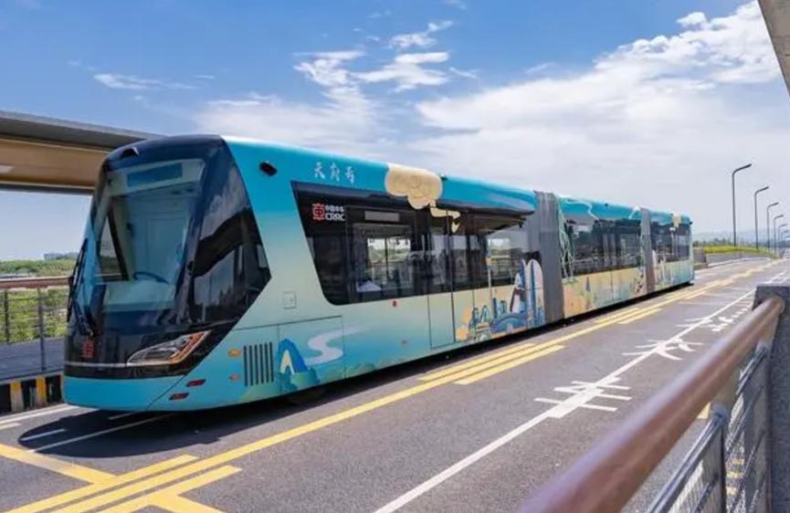 低运量胶轮有轨电车,电子导向胶轮系统什么原理