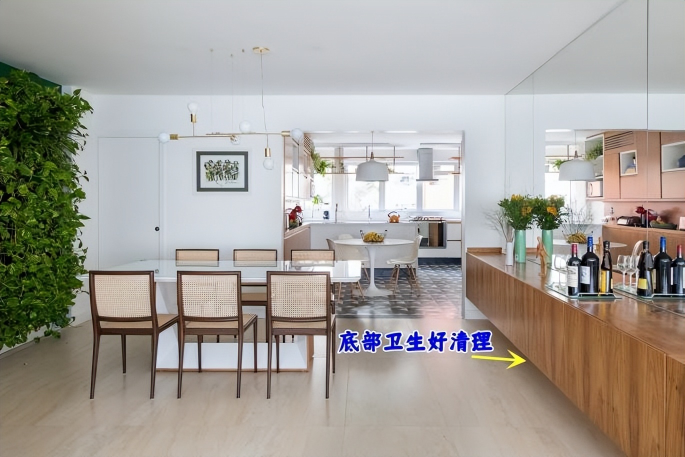 玄关转角柜,玄关背景墙和电视墙转角设计