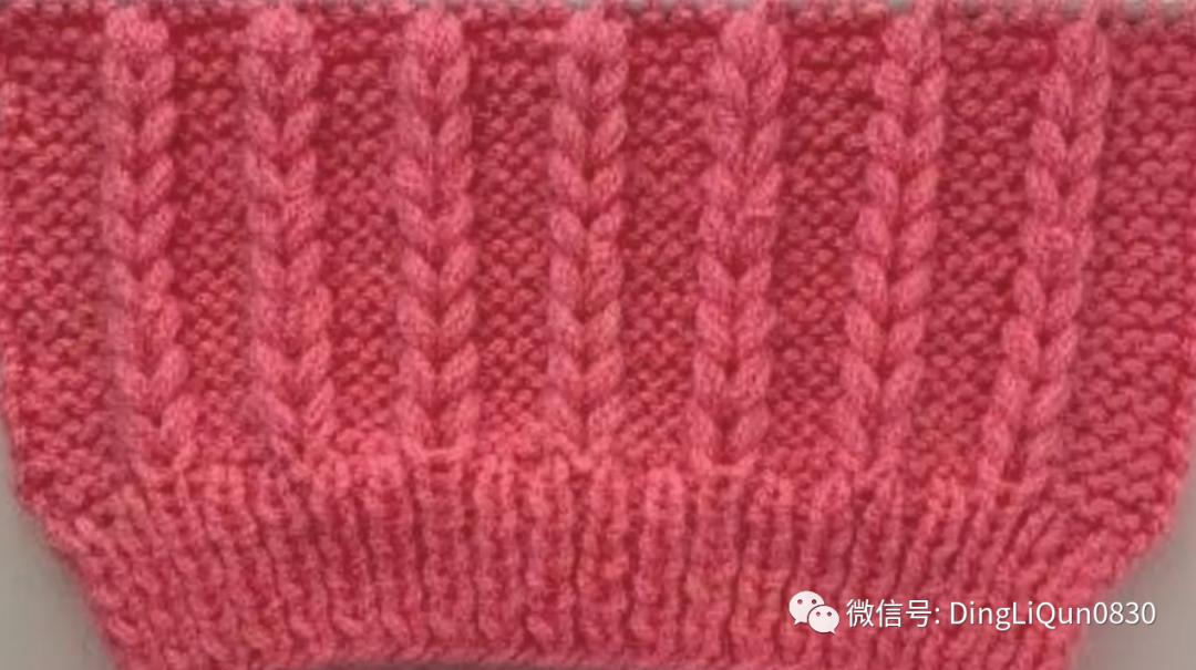 500个毛衣花样完整大平针版,毛衣华夫针花型图案大全