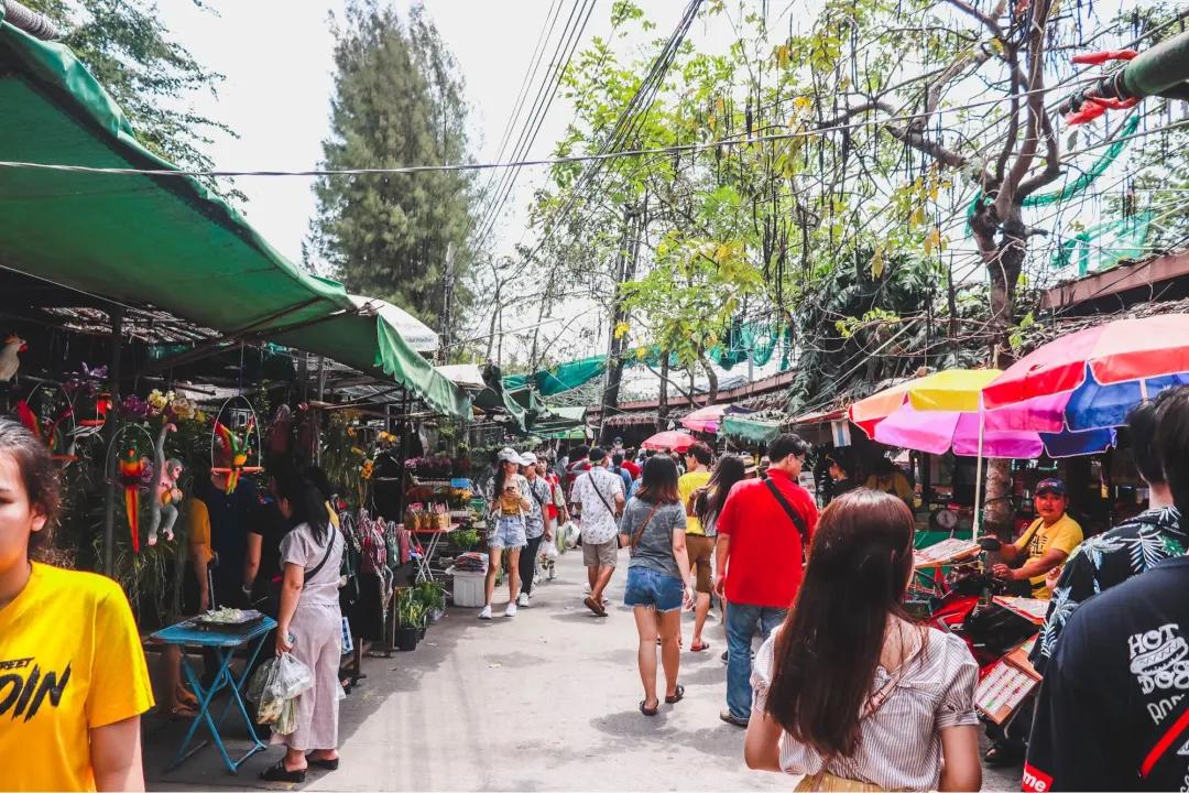 泰国曼谷旅游水上市场,泰国曼谷水上市场介绍