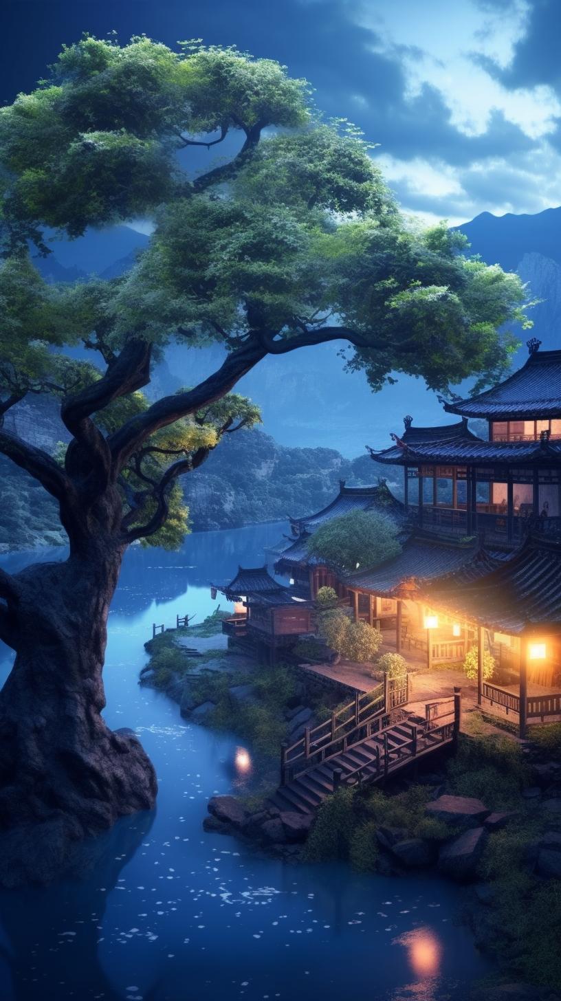 手机壁纸高清仙气清新唯美古风,绝美古风手机意境壁纸